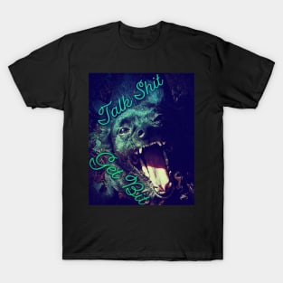 Talk Sh*t get Bit - Navy T-Shirt